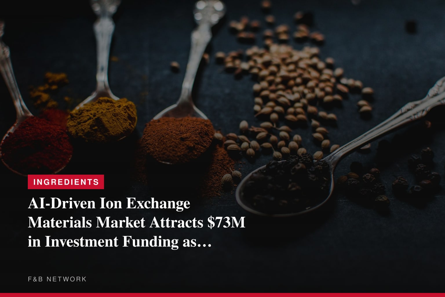 AI-Driven Ion Exchange Materials Market Attracts $73M in Investment Funding as Water Treatment Digitization Accelerates