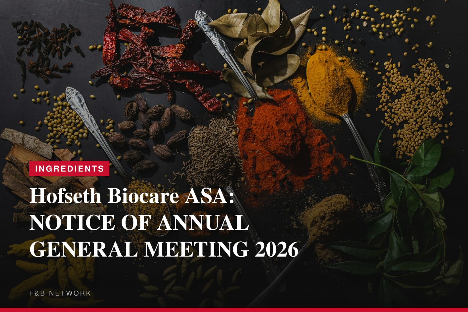 Hofseth Biocare ASA: NOTICE OF ANNUAL GENERAL MEETING 2026